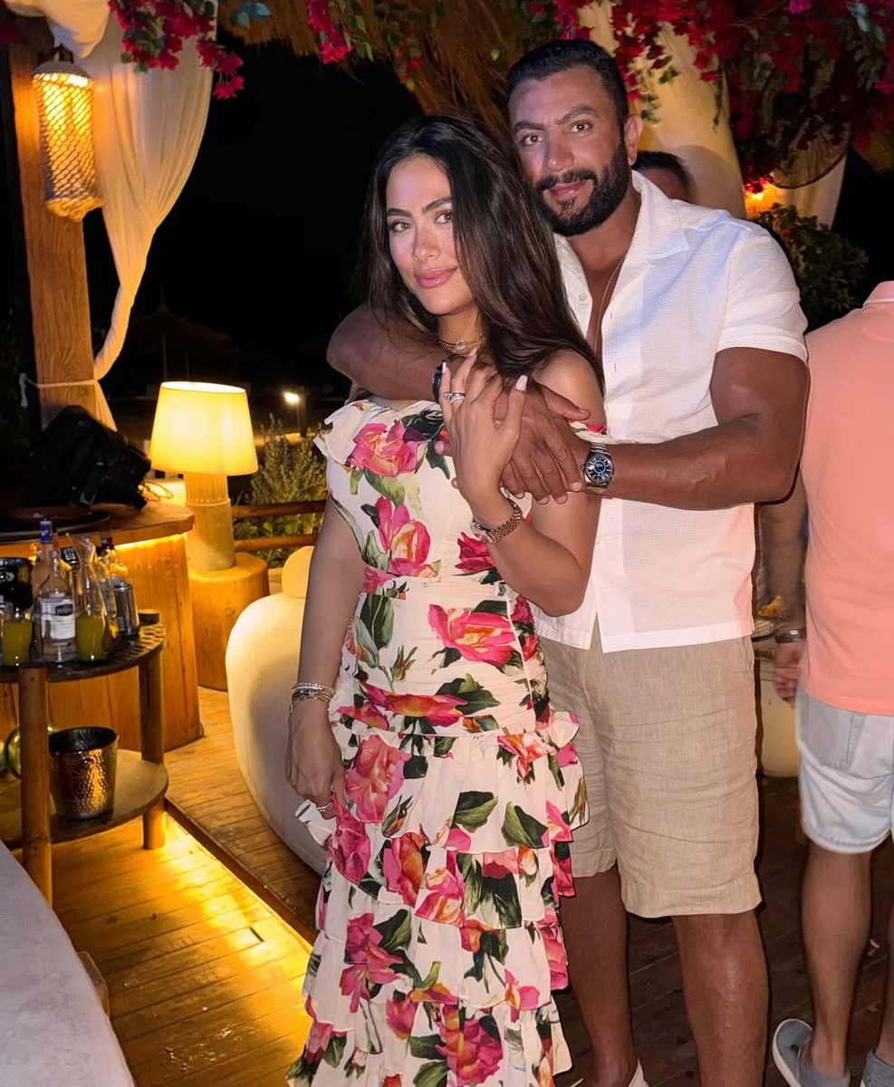 FilFan's tweet image. ❤️ هاجر أحمد تحتفل بعيد زواجها الرابع برسالة رومانسية لزوجها: "قلبي لك إلى الأبد"