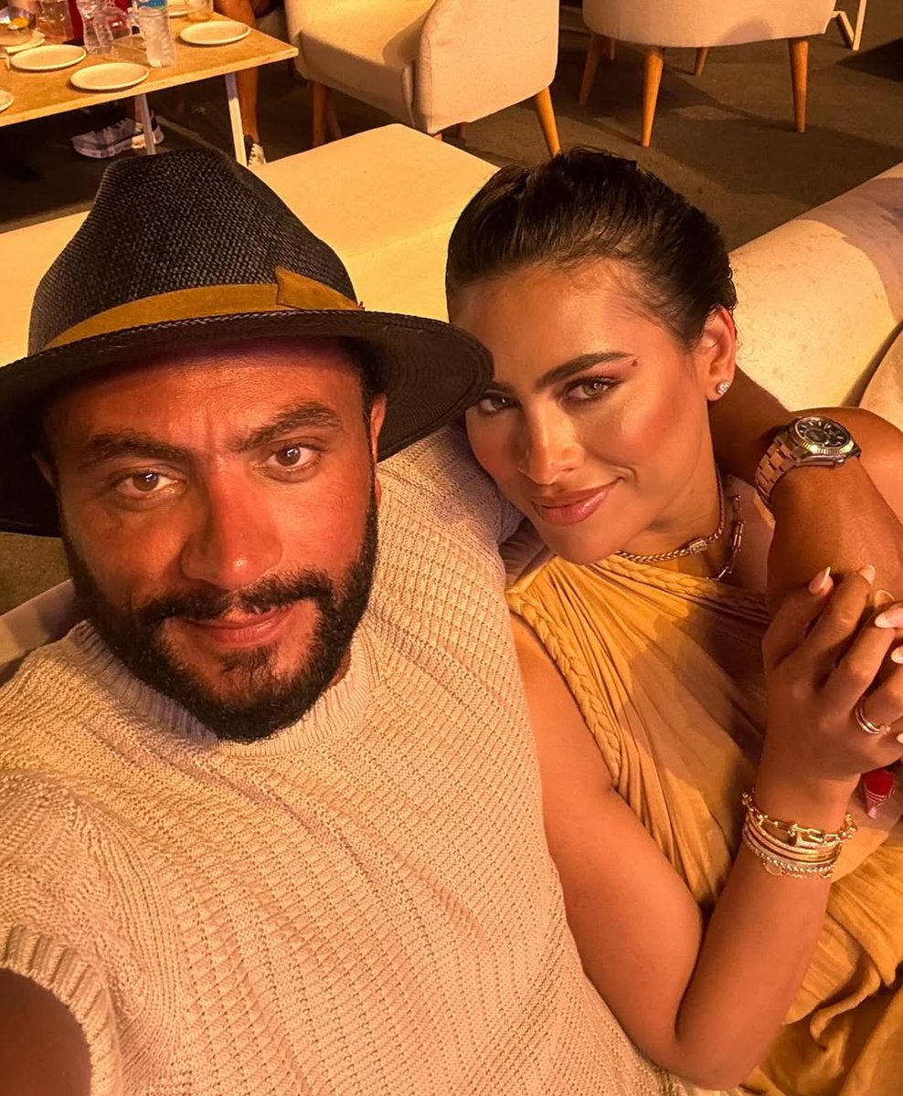 FilFan's tweet image. ❤️ هاجر أحمد تحتفل بعيد زواجها الرابع برسالة رومانسية لزوجها: "قلبي لك إلى الأبد"