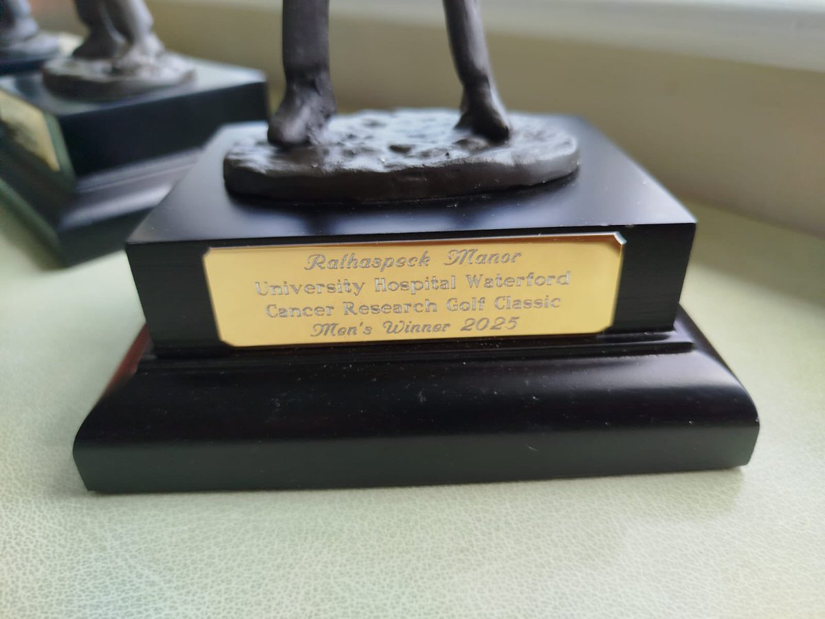 SurgeryUhw's tweet image. Huge thank you Mick Cuddihy, Betty, Connor and Paul McGrath and for your very generous @UHW_Waterford Golf Fundraiser @Rathaspeckmanor last Saturday #ColorectalCancerResearch
gofundme.com/f/rtgbp-colore…