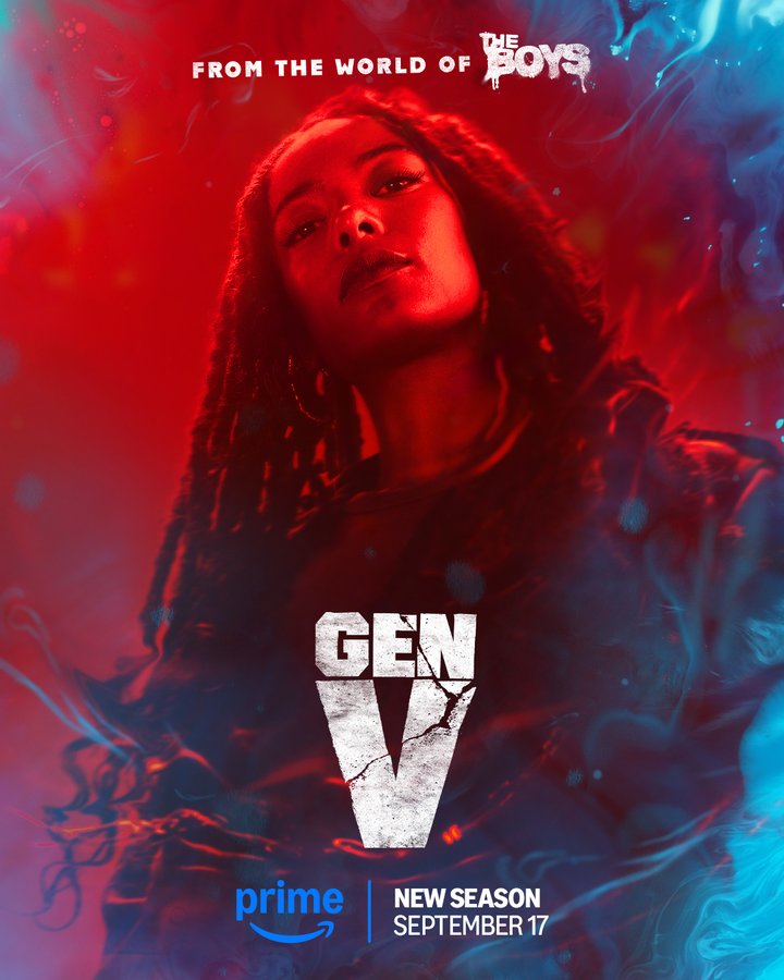 GEN V S2 karakterposters op Amazon Prime Video
