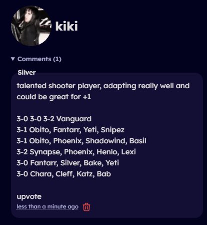 I got suggested to +1 by <a href="/Silver_spl/">Silver</a> !! Ty for the opportunity 😇