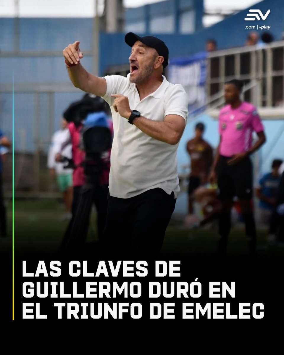 #EcuavisaSports | 🔵 #Emelec ganó y Guillermo Duró tomó decisiones que ninguno de sus antecesores, Jorge Célico y Cristian Nasuti, realizaron en sus periodos como estrategas eléctricos. 💻 bit.ly/4lRWMMQ