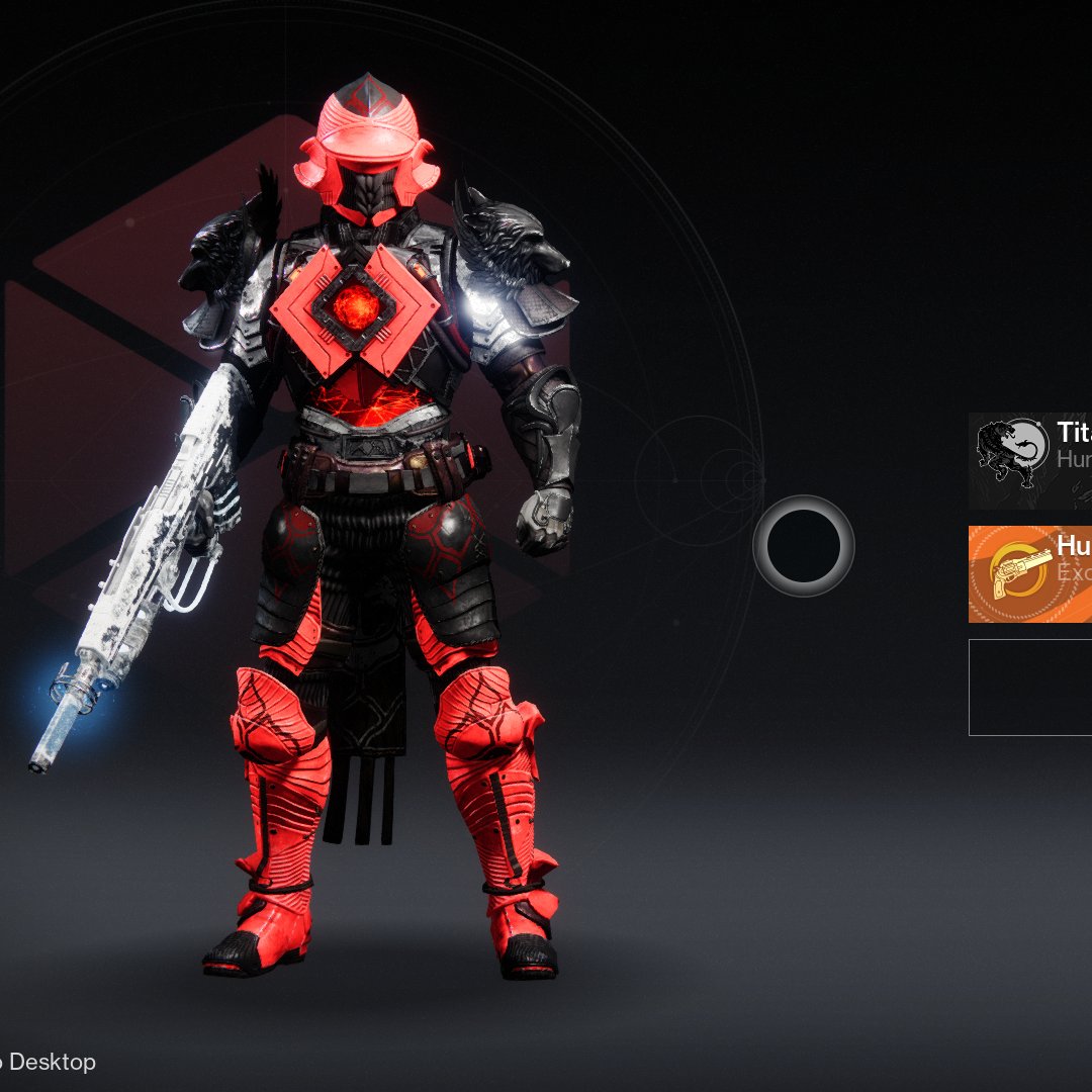 Getting back into Destiny. My Titan looks cool