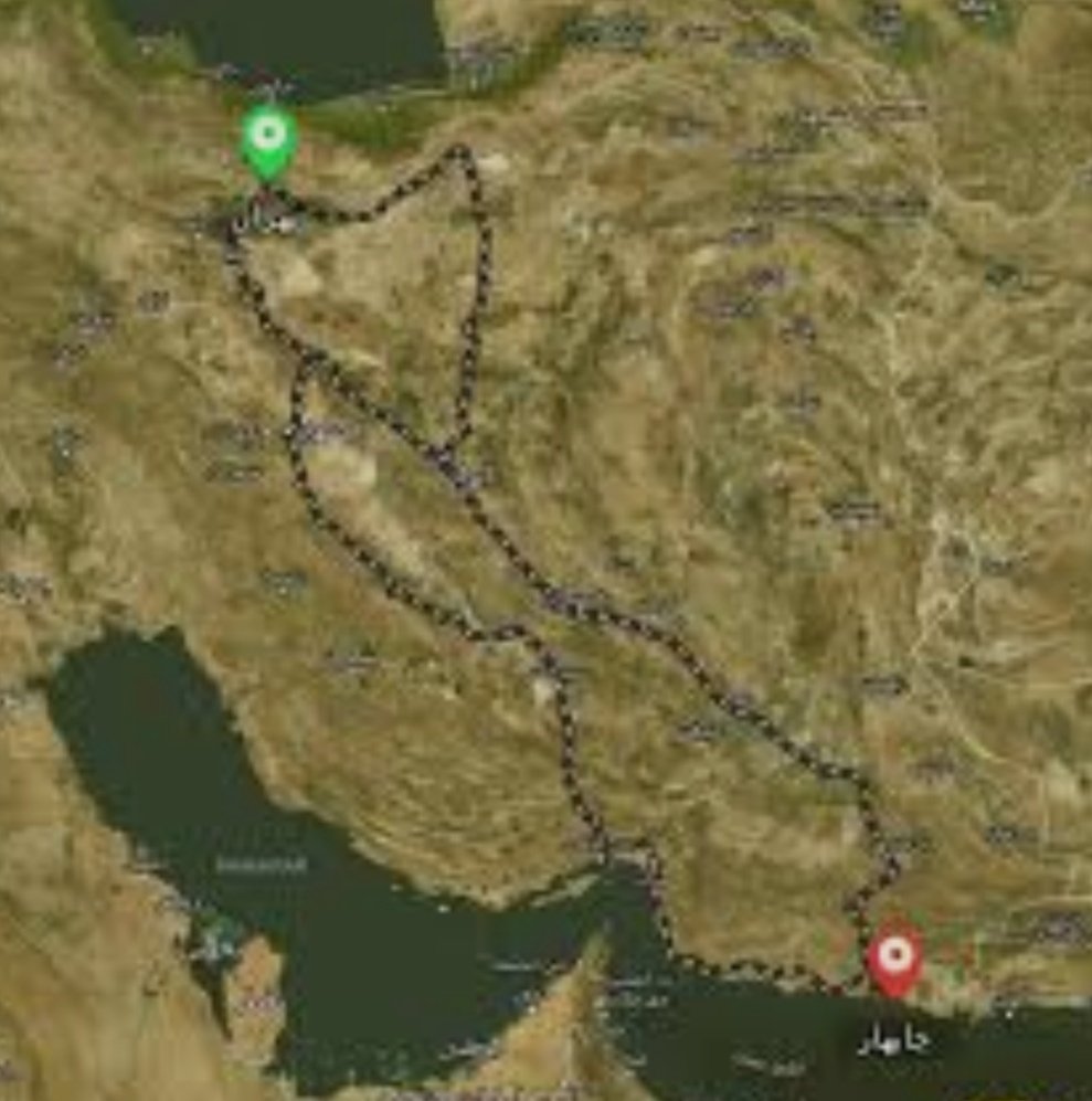 knightpars's tweet image. اونی که پیشنهاد انتقال پایتخت به سواحل خلیج فارس رو میده یا یه احمق تمام عیاره یا صد در صد یه جاسوسه
👈فاصله چابهار تا تهران در کمترین مسافت 1800 کیلومتره( شبیه فاصله تهران تا استانبول)
👈از بندرعباس تا تهران فاصله 1200 کیلومتره😐
تنها شهر مناسب پایتخت شدن، از همه نظر اصفهانه .