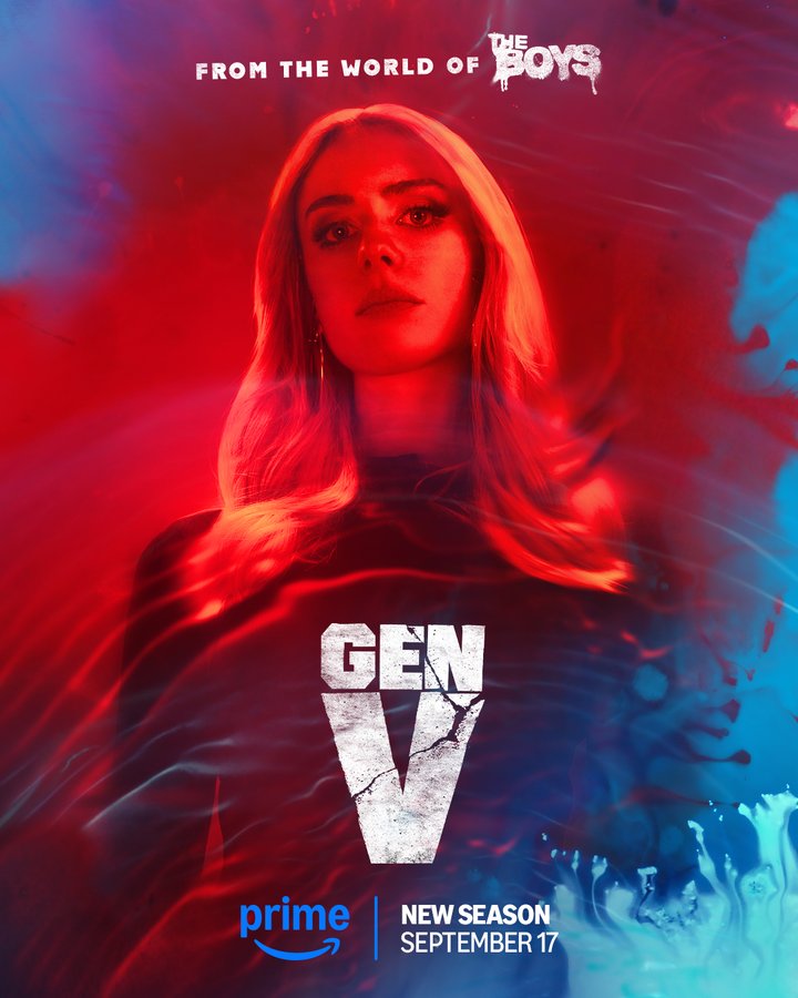 GEN V S2 karakterposters op Amazon Prime Video