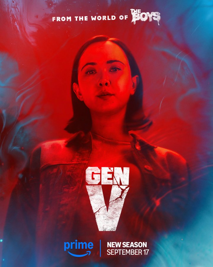 GEN V S2 karakterposters op Amazon Prime Video