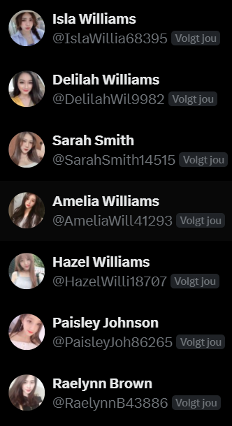 krekelstein3's tweet image. De Aziatische vrouwtjes met Engelse namen en lange nummers zijn weer terug. 🥱 #zucht