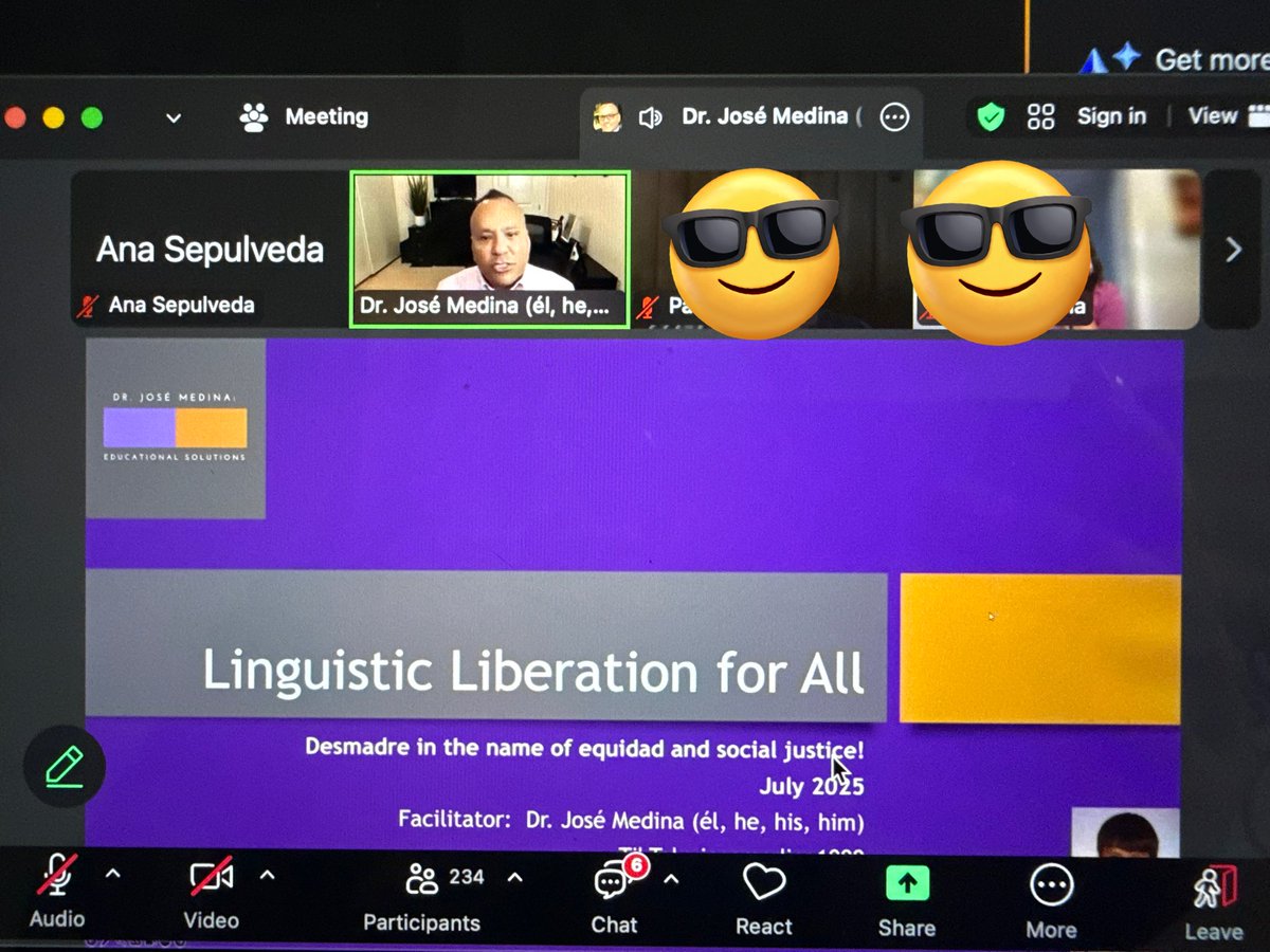 ASepulvedaSTAG's tweet image. As a bilingual educator, I’m empowered to name, own &amp;amp; uplift how we language. Translanguaging honors how we move language from one bubble. Metalinguistic awareness connects it all. “What we cannot name, we cannot replicate &amp;amp; scale.” —Dr. José Medina
#DualLanguage #Spanglish