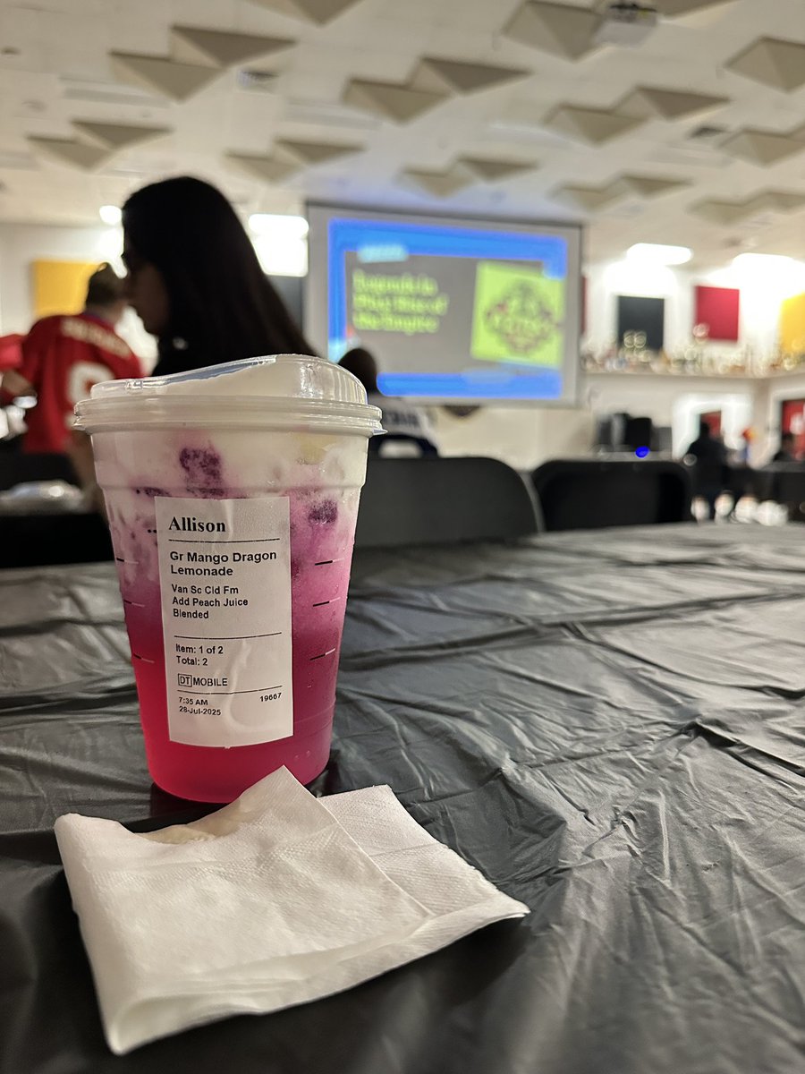 Got to represent my women’s slowpitch team today at work. It is a team jersey and I can tell you it was the most unique one there cause ya girl designed it! Enjoyed my group today and the yummy Starbucks morning run for the bestie and I. Year 14, Day 1 ✅ #aztecempire
