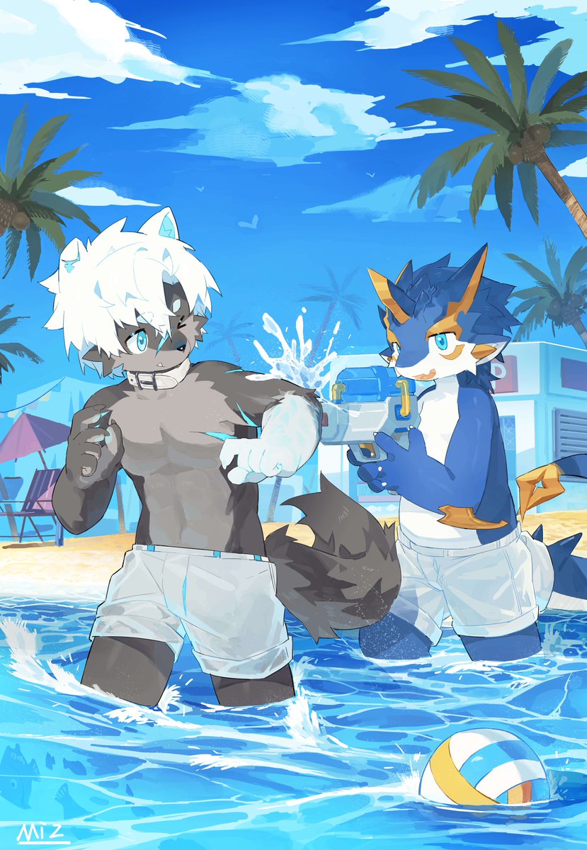 YangLai_miz's tweet image. 委托：夏天、水