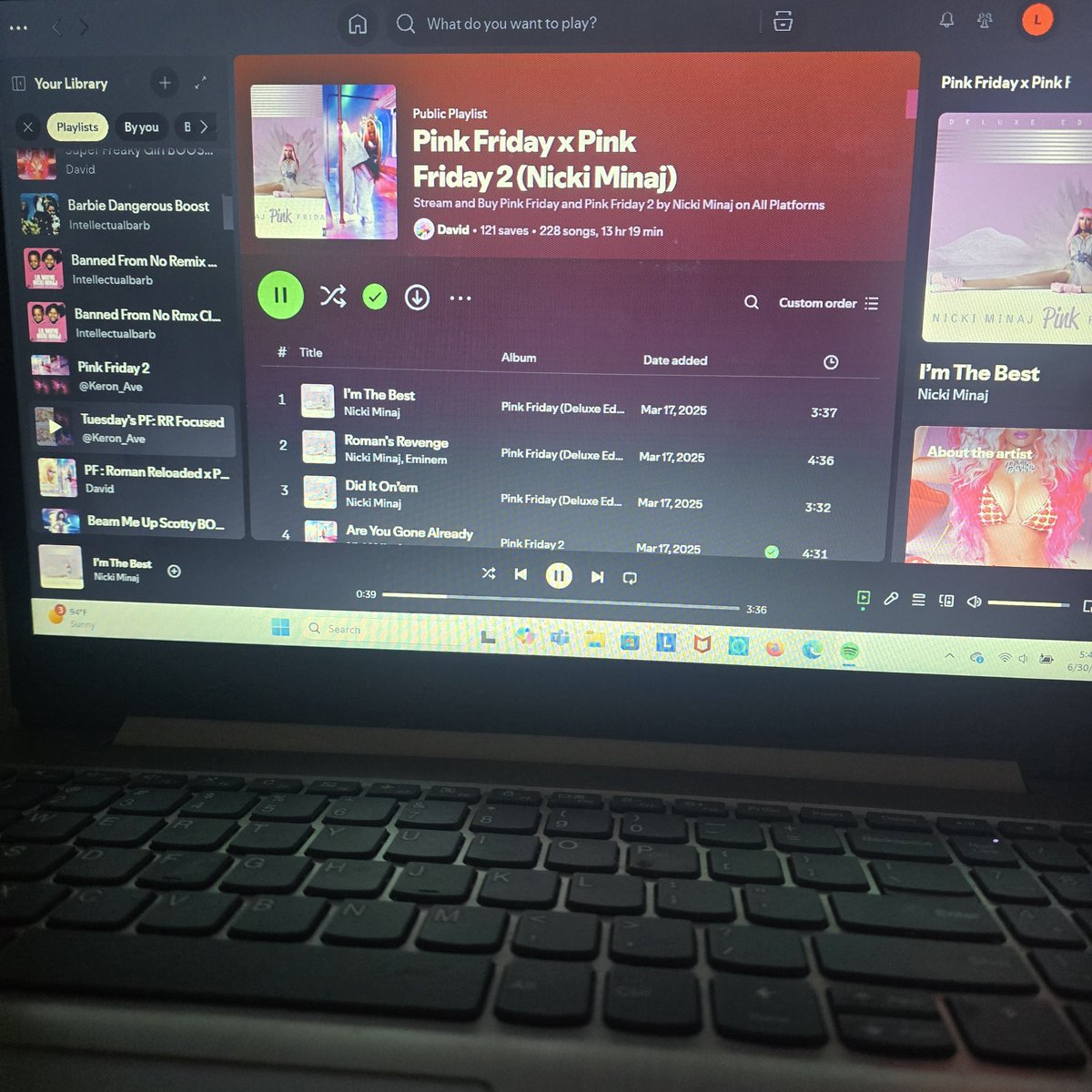 Stream with the team 🎧✨️
🔗linktr.ee/pinkfridaynick…