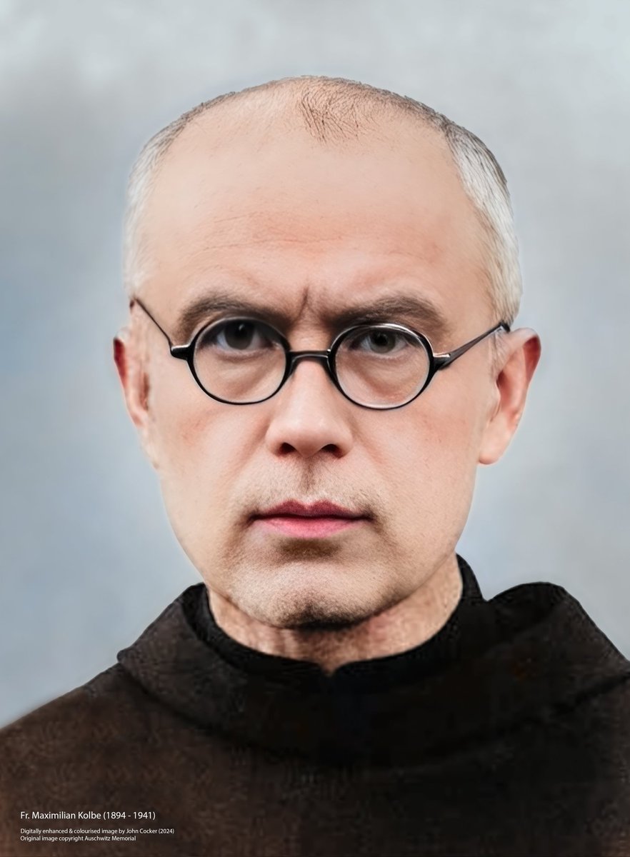 Cogito1918's tweet image. 29 lipca 1941 w obozie koncentracyjnym Auschwitz podczas apelu prowadzonego przez kierownika Karla Fritzscha
O. MAKSYMILIAN MARIA KOLBE WYBRAŁ DOBROWOLNIE ŚMIERĆ GŁODOWĄ W ZAMIAN ZA SKAZANEGO WSPÓŁWIĘŹNIA FRANCISZKA GAJOWNICZKA,
który był w grupie skazanych na śmierć za ucieczkę.