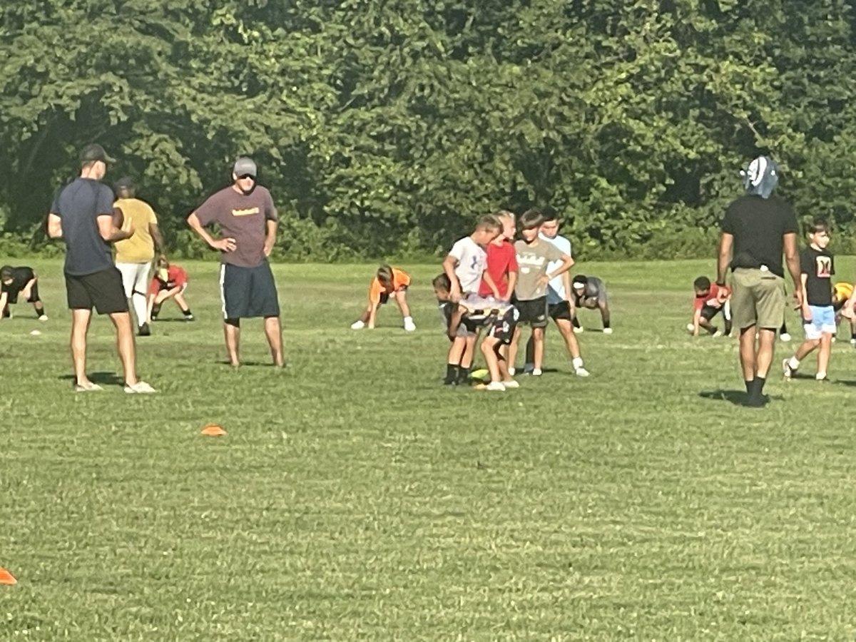 1st football practice for Rhett…he has been waiting for this day. Welcome to the family business Rooster!