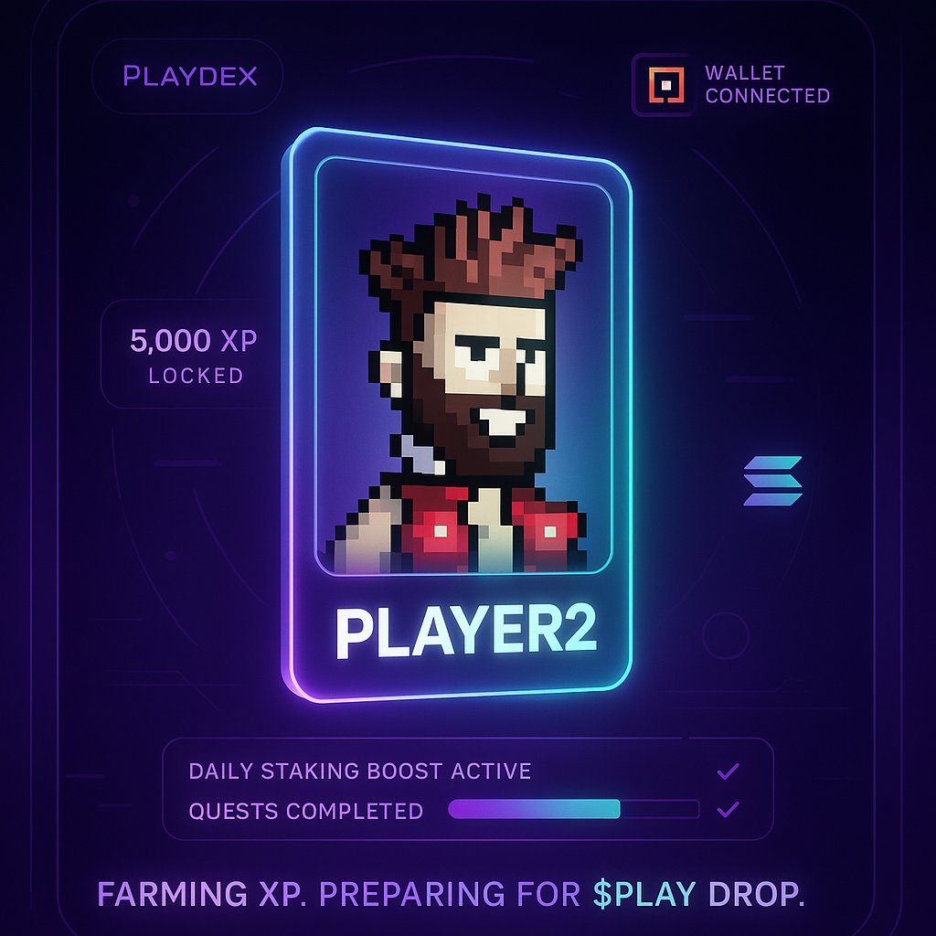 chiftine1's tweet image. been deep in the @playsolana, @player2accepted ecosystem lately and if you’re not stacking XP, you’re probably missing out on a serious $PLAY allocation.
🔹 here’s what matters:
→ XP = your weight in the airdrop
→ more XP = bigger $PLAY bag at launch
→ snapshot will include…