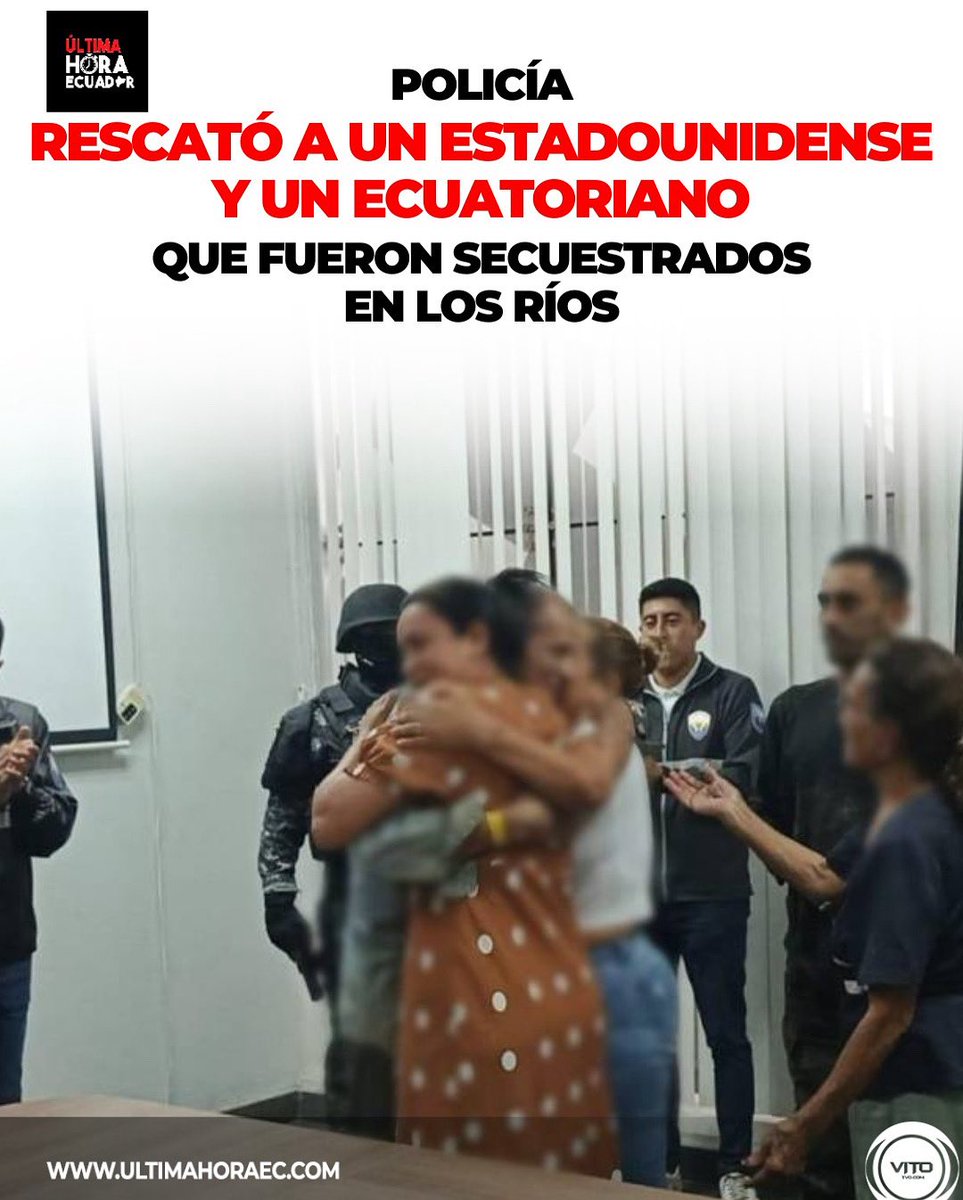 UltimaHoraEC_'s tweet image. El operativo Jaque 334 se activó luego de que la esposa del extranjero alertara a las autoridades, tras recibir mensajes extorsivos en los que se exigía USD 150.000 por su liberación. Ambos hombres fueron raptados en su finca, ubicada en el cantón Valencia.