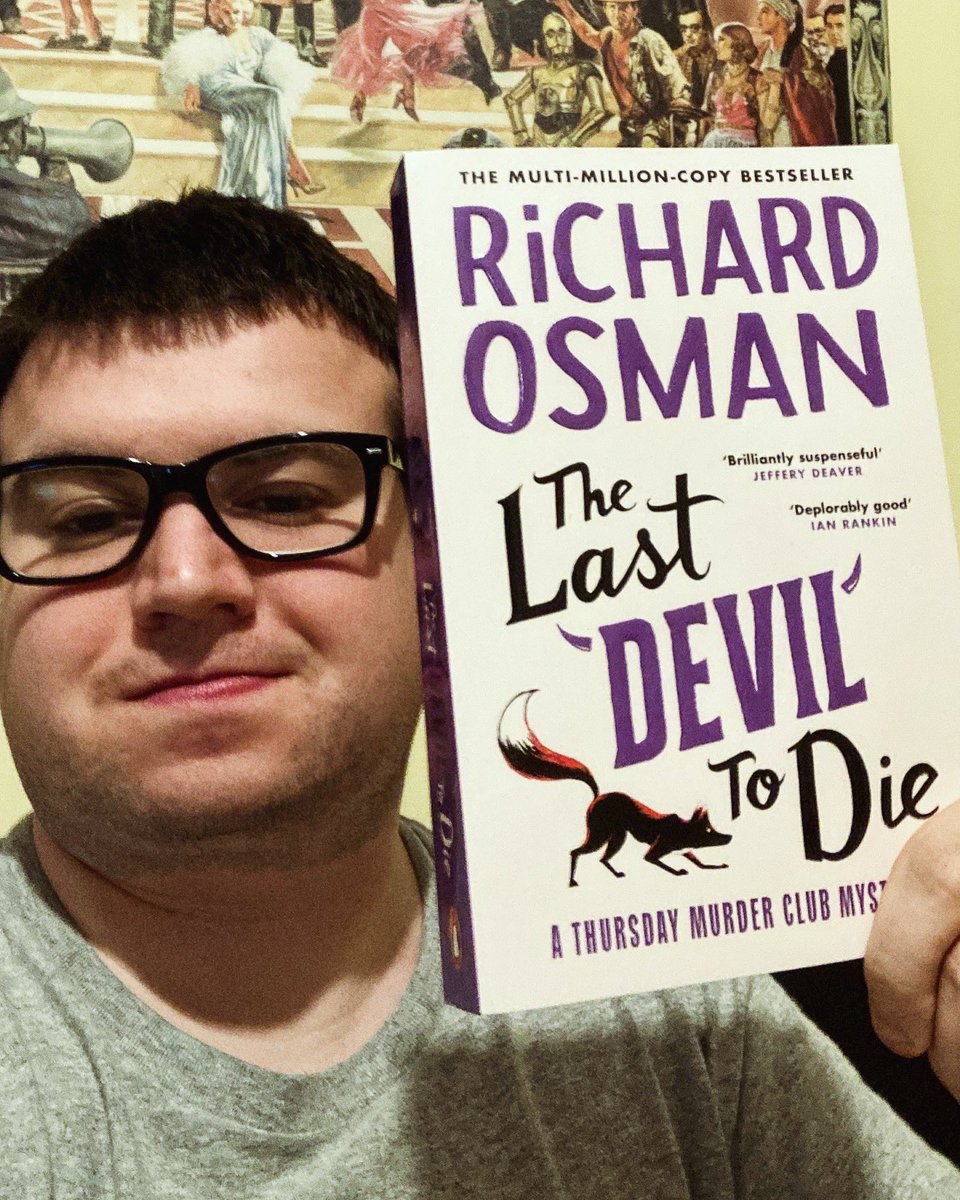 #TonightsReading: Gearing up for ‘The Thursday Murder Club’ film next month w/h ‘The Last Devil to Die’ by Richard Osman.

#thelastdeviltodie #richardosman #thethursdaymurderclub #elizabethbest #ronritchie #ibrahimarif #joycemeadowcroft #cooperschase #whodunnit #britishliterature
