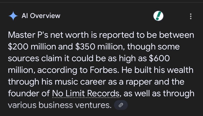 flrealism's tweet image. Why do people act like Master P is broke?