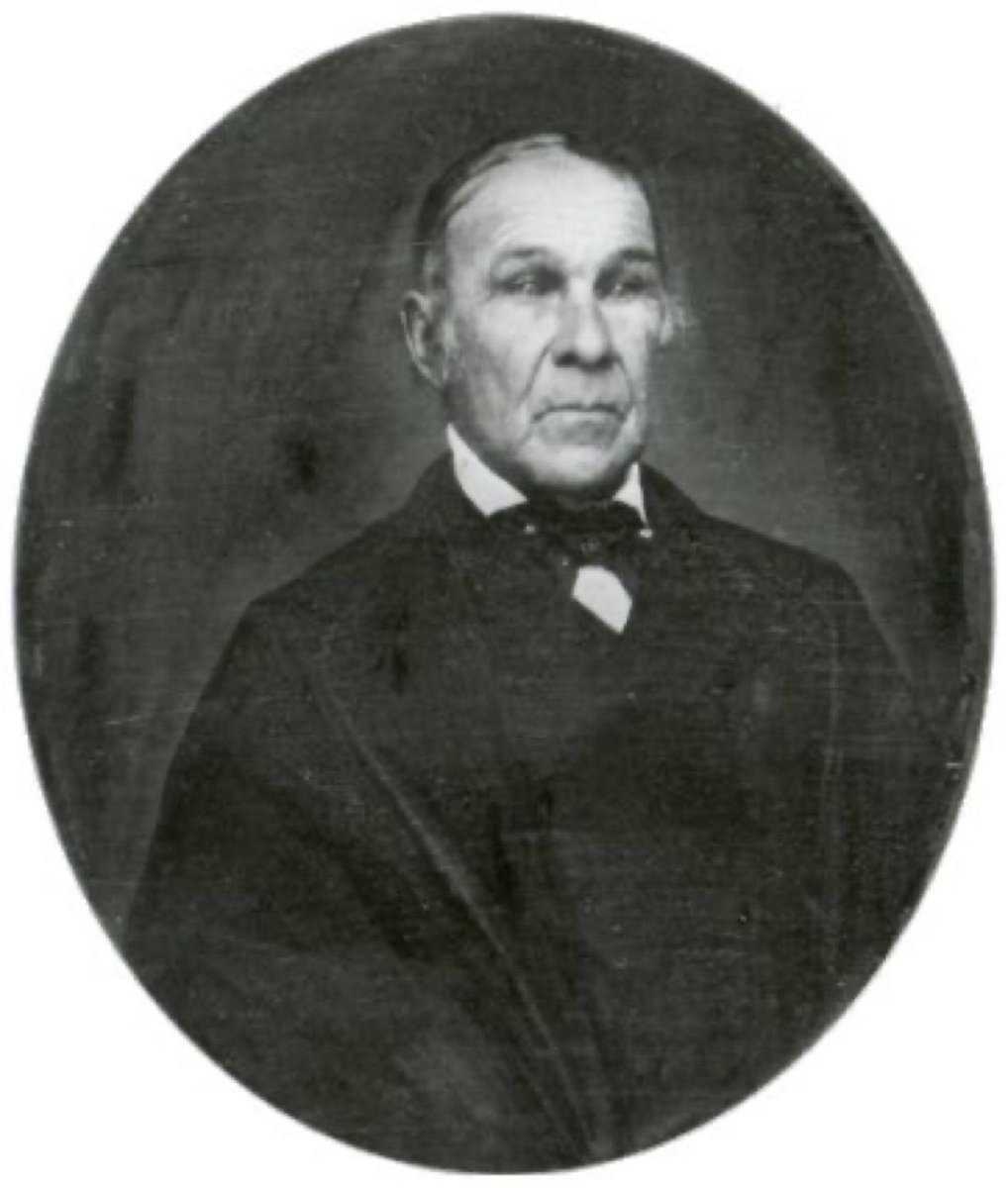 John Adams (1745-1849) is potentially the earliest-born person to have been photographed. 

Adams was an American shoemaker and veteran of the American Revolution. This daguerreotype was taken on Adams’s 100th birthday in 1845.

Adams was born only two years after Thomas