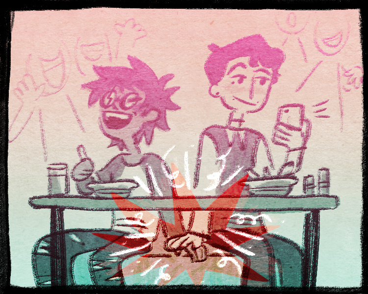 queasyghosts's tweet image. my entry for the @TomarrymortArtA event! &lt;3 &lt;3
this was for trippy, i hope you like it!!
she asked for the boys to be holding hands but not making it a big deal (paraphrasing the request).
i hope you like it!!! #tomarry #tmrhp