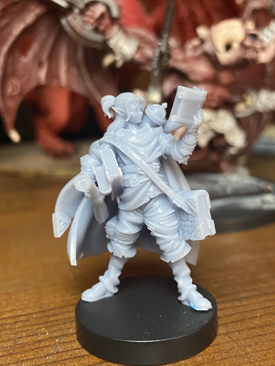 Printed 3d figure 3d miniature 
#warhammer #k #paintingwarhammer #gamesworkshop #warhammercommunity #miniaturepainting #warhammerpainting #ageofsigmar #miniatures #wargaming #paintingminiatures #spacemarines #painting #warhammerfantasy #tabletopgames #tabletop #aos #wh #miniature