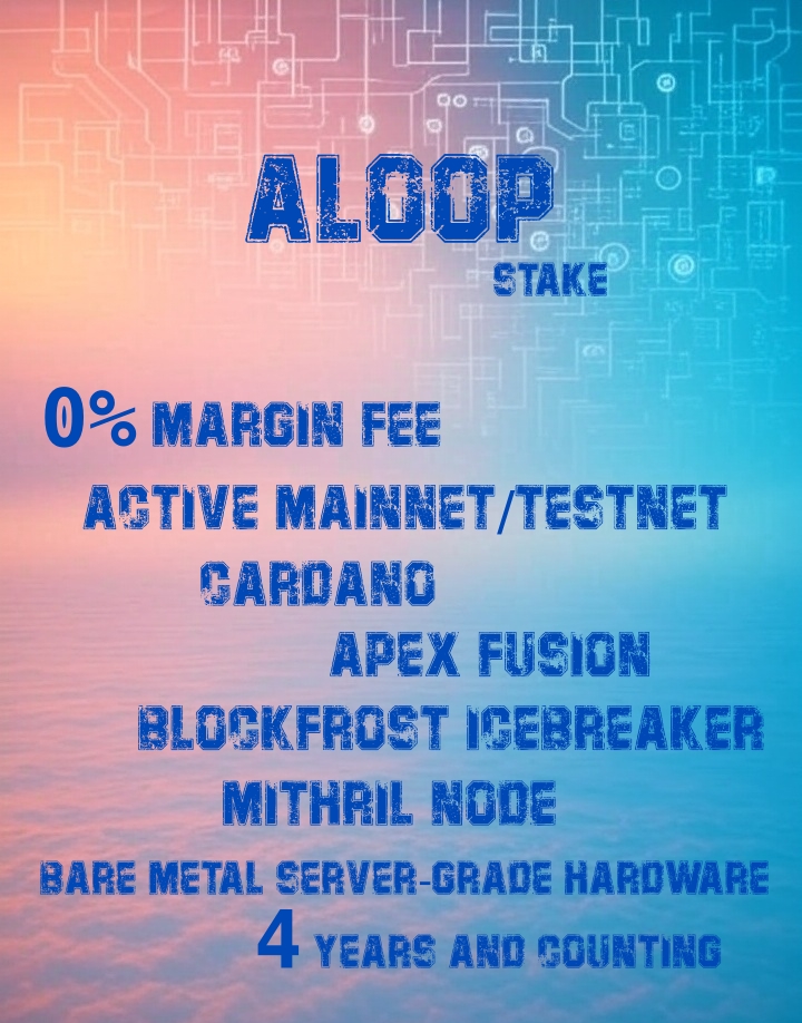 AdaLoopPool's tweet image. We All Love 0% Fees