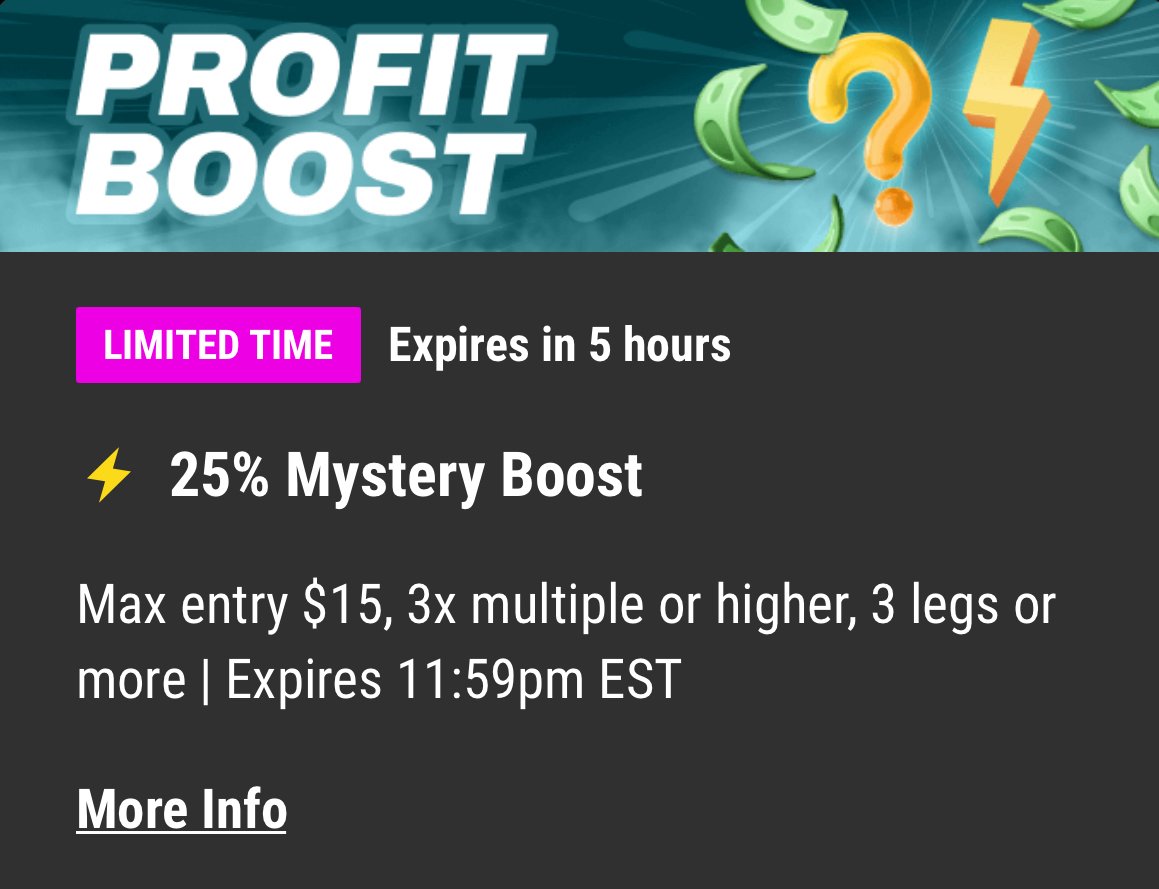 GhostEVplays's tweet image. 🏀 Boom Fantasy 25% Mystery Boost
🕹️ +526 (FV +525.54)
+EV: 0.10%
Playing: 0.10 Units
#boom #boomfantasy #sports #wnba #lol