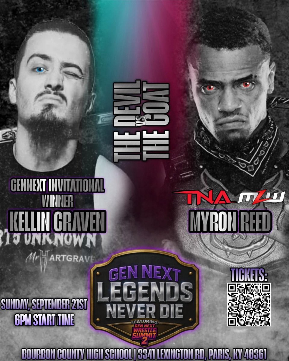 KennyisChillin's tweet image. Hey there @Kelly_WP. A birdie told me that killergoat is coming to @Gnextpro in September.
See you at @TheBadReed there l