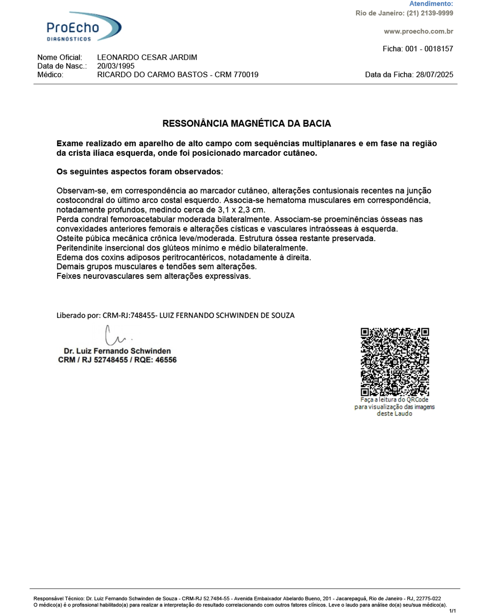 O VASCO INFORMOU A LESÃO DE LÉO JARDIM! 🤕🧤
O goleiro foi expulso por cera contra o Internacional pelo Brasileirão Betano no último domingo (27). Nesta segunda (28), o Cruzmaltino informou que o arqueiro teve alterações contusionais recentes na junção costocondral do último arco