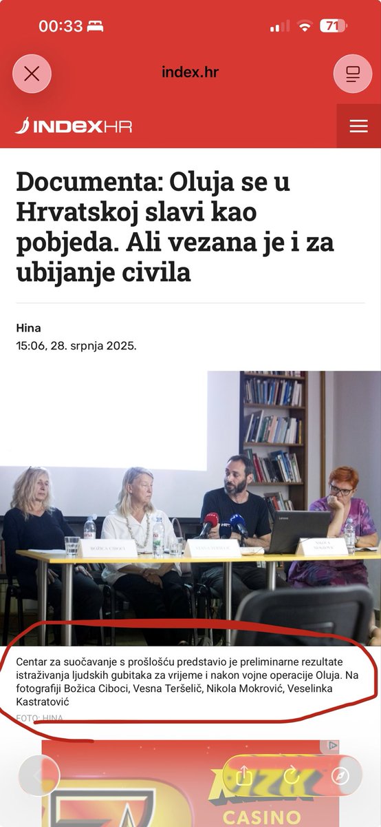 Vide_Rapula's tweet image. Documenta = skup Srba koji pametuju Hrvatima, sa našim Hrvatskim poreznim parama.
Čuj VESELINKA Kastratović 🤣🤣🤣🤣