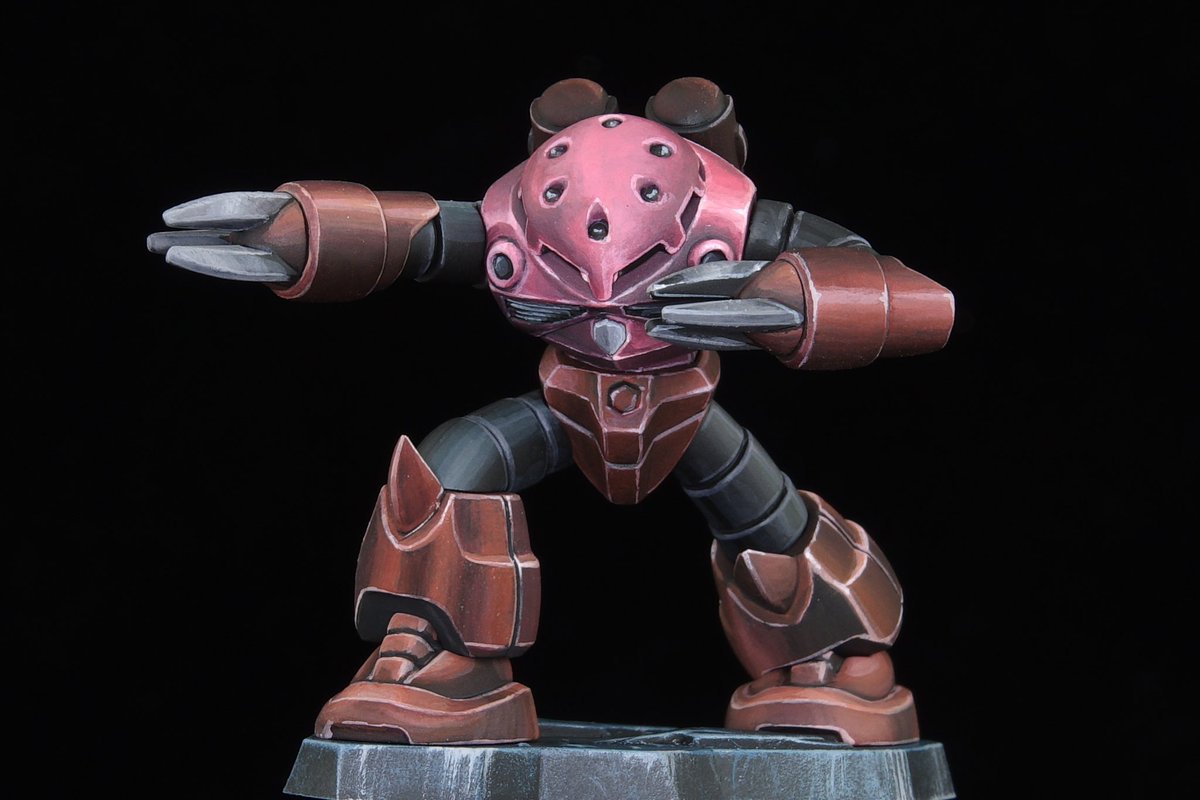 チョコサプ ガンダム シャア専用ズゴック 完成！🎉 リッチなイメージで