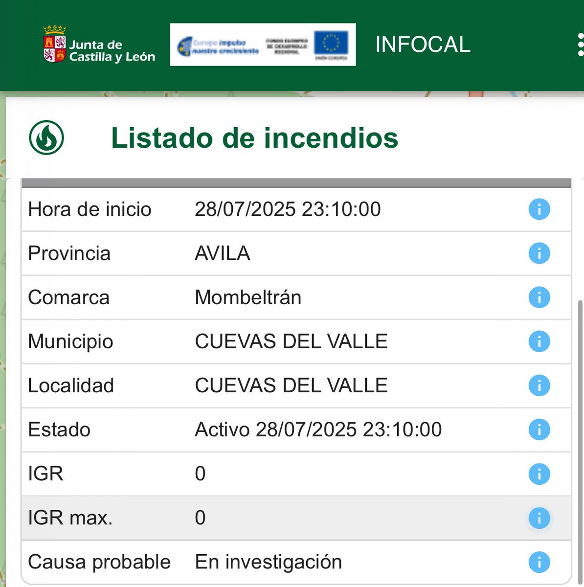 alferma1's tweet image. Muy pendiente de la evolución del #IFMontbeltrán en #Ávila, con viento muy fuerte. Un amplio operativo trabaja en la zona desde que se declaró esta noche el incendio.
Gracias a quienes luchan sin descanso contra el fuego. Desde la @jcyl vamos a poner todos los medios para su…