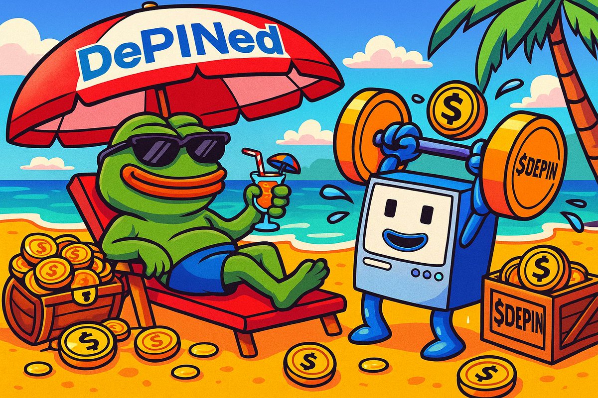 wmk_17's tweet image. Do you know your GPU is literally sitting on gold?
YES... Share idle compute & earn $DEPIN with DePINed ✅
How?👇
1- Join DePINed
2- Chill like a boss!🏖️😎
3- GPU grinds AI workloads, printing $DEPIN
4- Collect hourly rewards 💰
#DePINed #FlashQuest #CryptoRewards