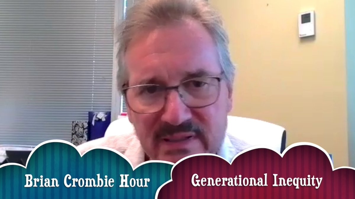 briancrombie's tweet image. Tonight, Monday, July 28th, at 6 pm on The Brian Crombie Hour I close the show detailing some of my own concerns about inter-generational inequity. Watch short intro: youtu.be/hu0-_dEpumg or watch full episode: youtu.be/9WclCxiAQRs ALL my 🎤 podcasts and 🎦 video casts c...