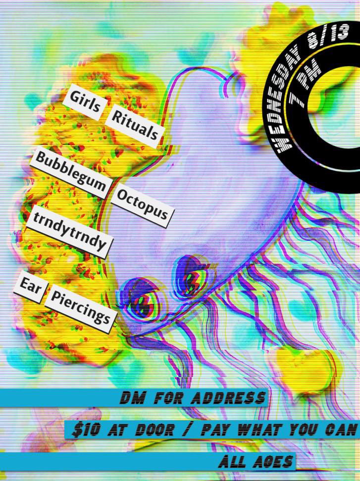 Playing a show @ The Psychic Garden on 8/13 !!