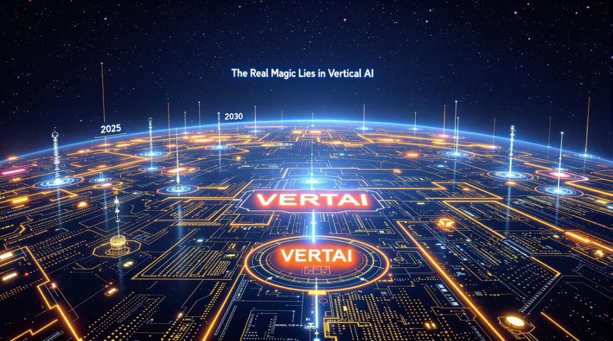 AlexisWinches13's tweet image. In a world buzzing with general AI, the real magic lies in vertical AI—tailored solutions that meet the unique needs of specific industries. Let’s dive into the journey of Vertical AI from 2025 to 2030! #VerticalAI #AIRevolution

--

Thread made with chat 4.1 on @Build_Vertical