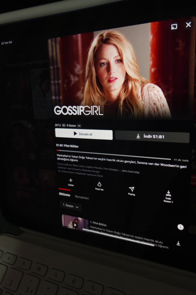 nasliderleer's tweet image. her yaz gossip girl’e tekrar baslama mesaisi.. benim safe place bu dizi ya