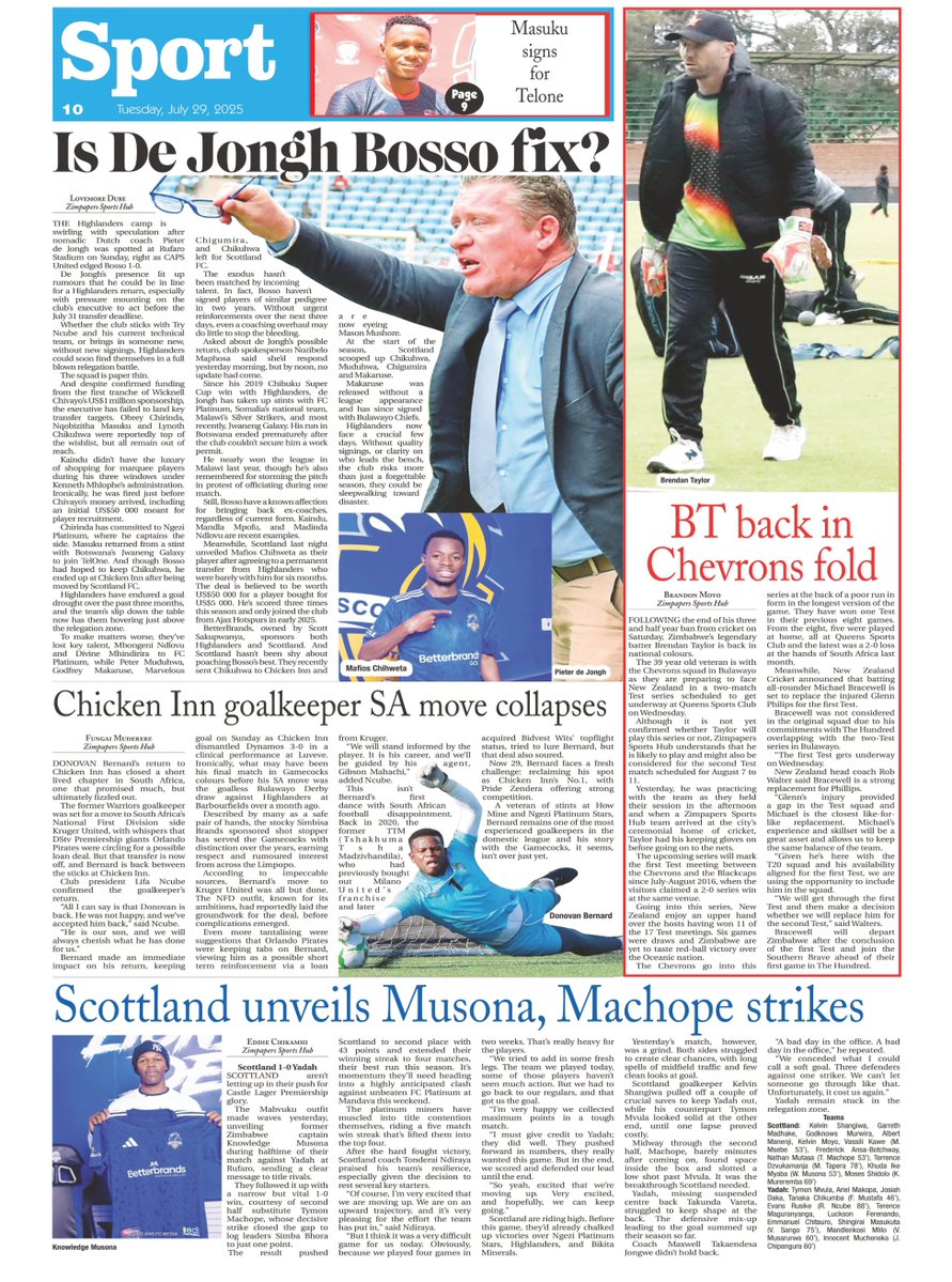 Your daily paper is out. . .Get a copy.