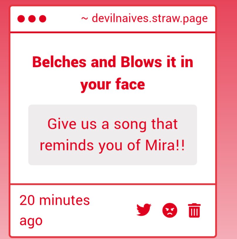 MirasDearest's tweet image. On a sliver platter just for you my beautiful anon
devilnaives.straw.page