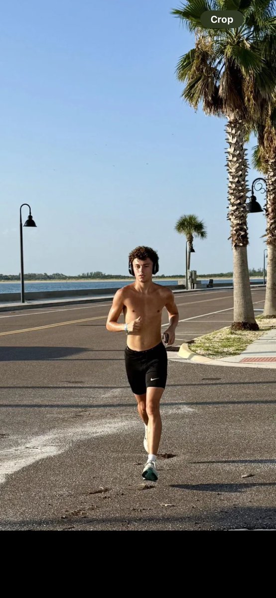Stick to the script young man.  Another early morning run.   Always wanting to get better.  Your work ethic and determination will take you far in life