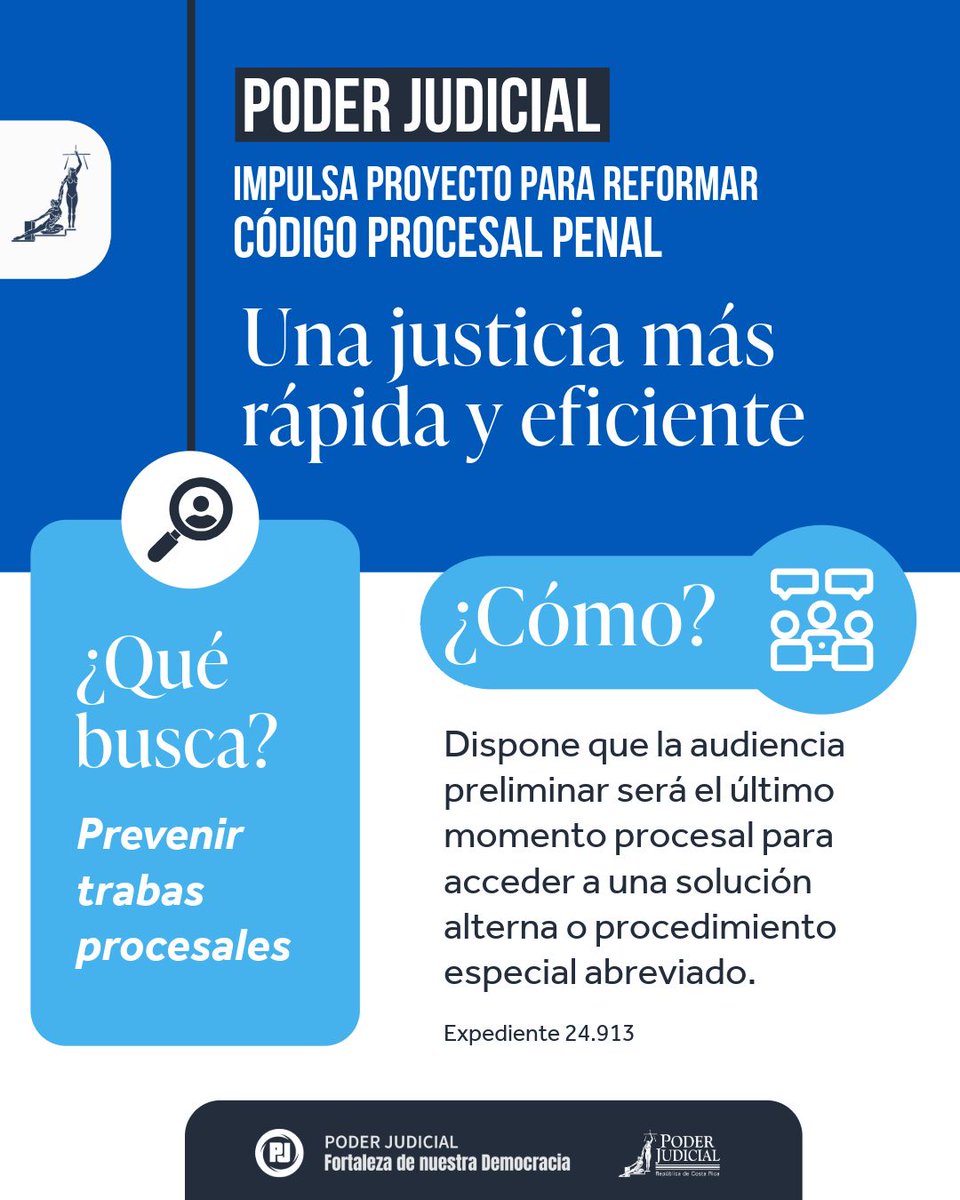 PoderJudicialCR's tweet image. Pensamos en las víctimas; atacamos la impunidad #PoderJudicialCR