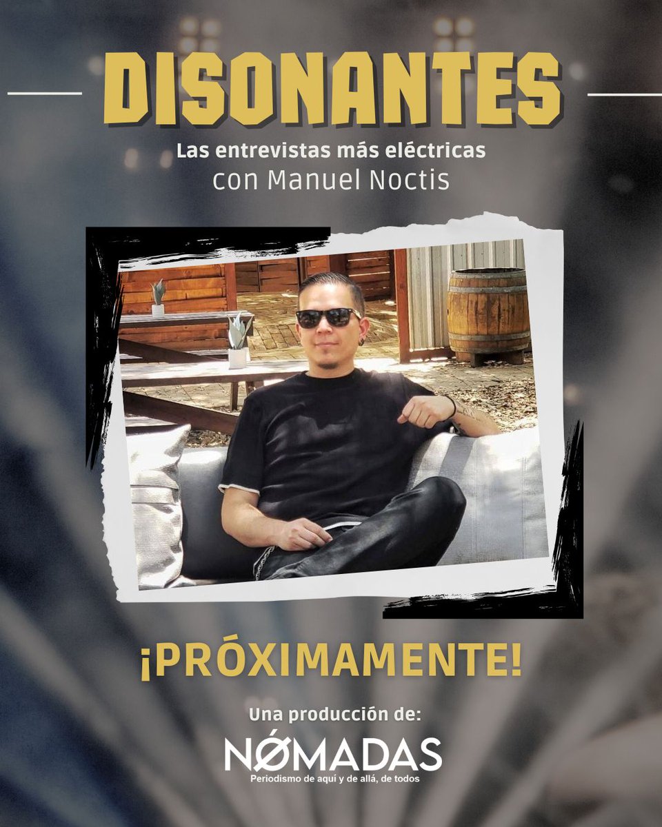 Podrán faltarme muchas cosas en la vida, pero las ideas y las ganas de hacer algo jamás... habemus nuevo proyecto en <a href="/NomadasPress/">Nómadas</a>, un programa de entrevistas con músicos, promotores y periodistas musicales... 👇