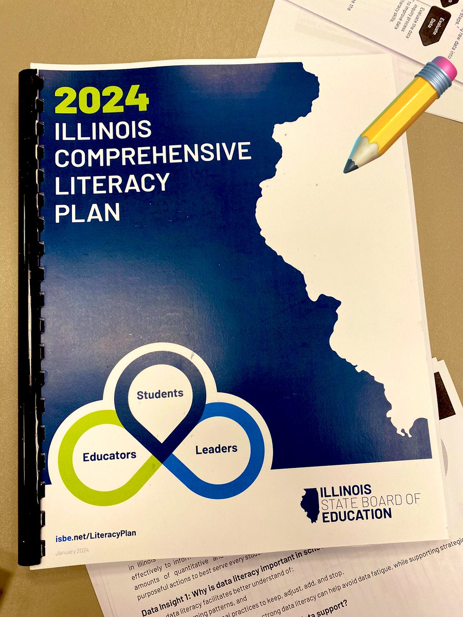 Great conversations and dialogue today as the Y115 team shapes our Illinois Literacy Plan📚💡💪 #ILliteracy #TeamworkInAction
