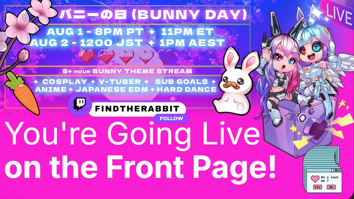 ⋆🌙 ⋆ CTRL+F:『🐇』🎧🔜 LVL UP EXPO + FRI RAVE tweet media