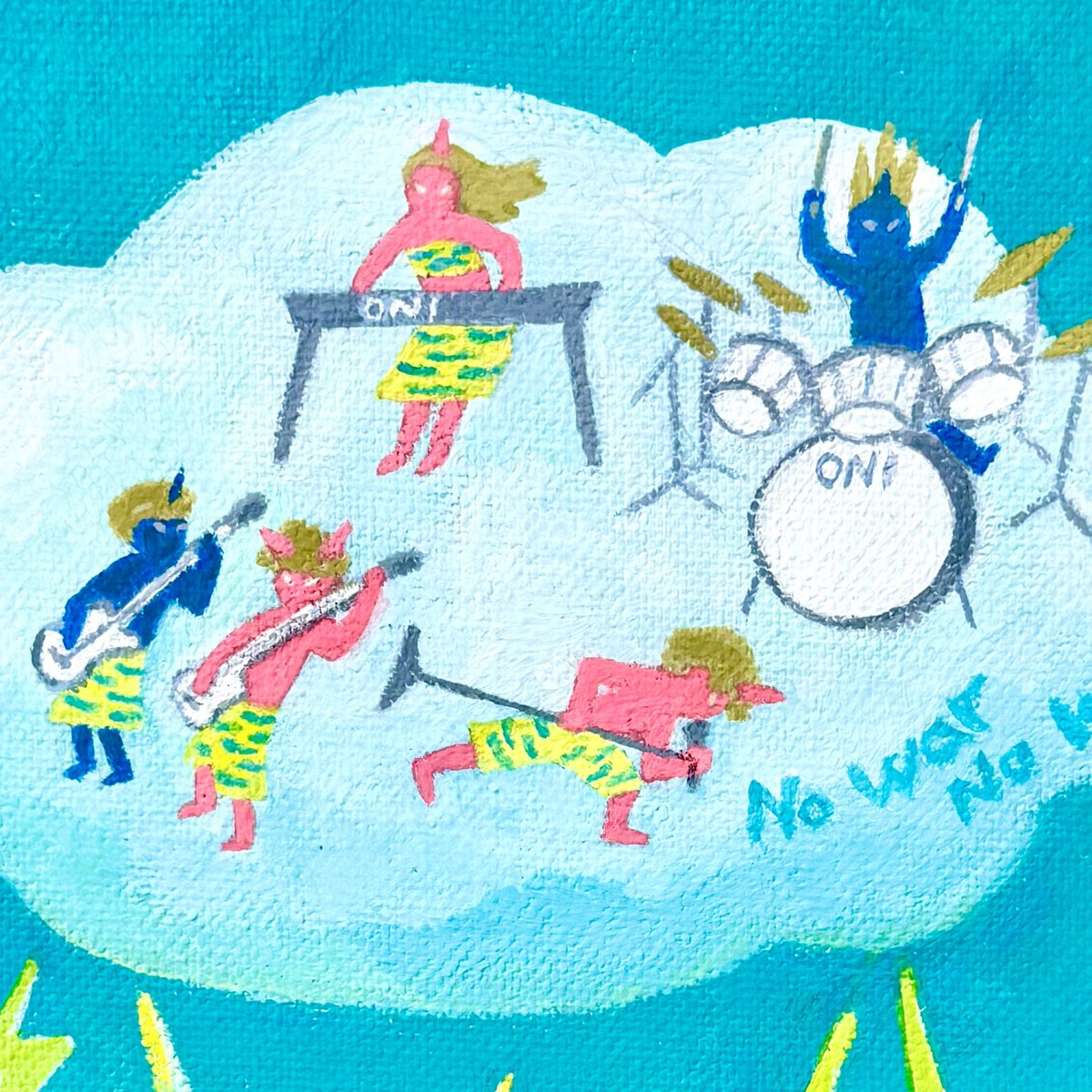 yagietsuko's tweet image. ある日の雷雨にふと思いつき。
こんな絵も描いてみたかった。
#OPA夏フェス