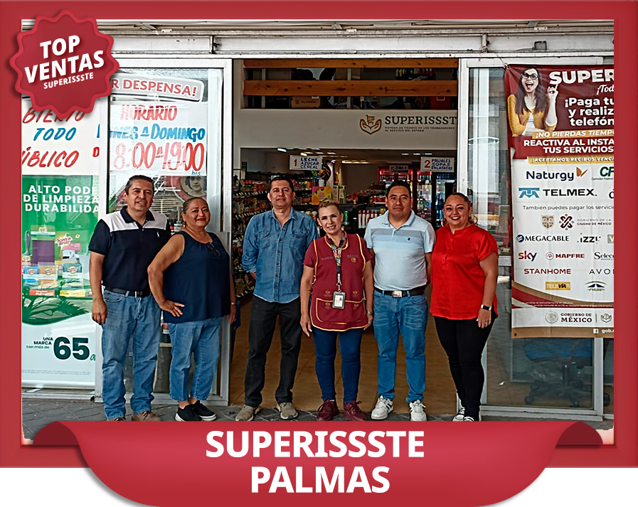 TUSUPERISSSTE's tweet image. ¡Felicitamos a las tiendas SUPERISSSTE con las mejores ventas de la semana! 🎉
Nuestras sucursales en Zaragoza, Palmas e ISSSTEhuixtla son un gran ejemplo de compromiso y dedicación. Estamos orgullosos de contar con ustedes.
¡Sigamos creciendo juntos! 💪🏼👏