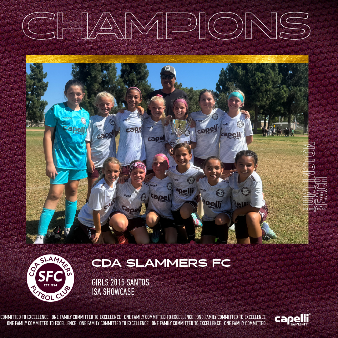 🥇 CHAMPIONS
⚽ CDA Slammers FC HB Girls 2015 Santos
🏟️ ISA Showcase
#cdaslammersfc #cdaHB #hardware