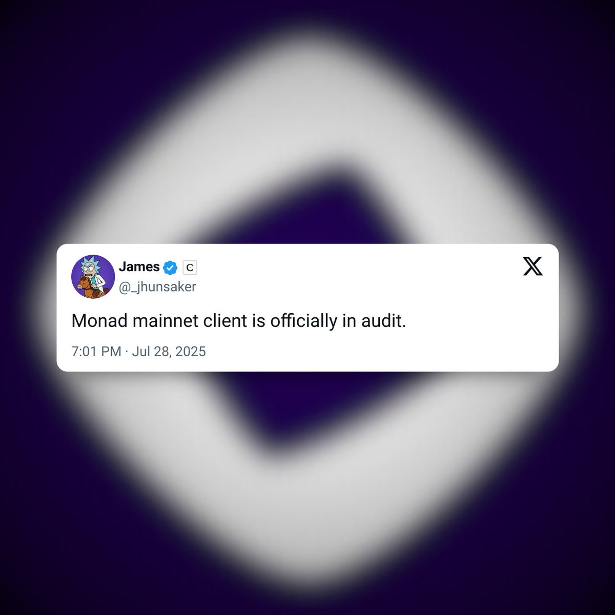 GamingDailyx's tweet image. NEW ⚡️: Monad Mainnet Client Officially in Audit!
@Monad mainnet coming soon 🔜
Mainnet = Token? 👀