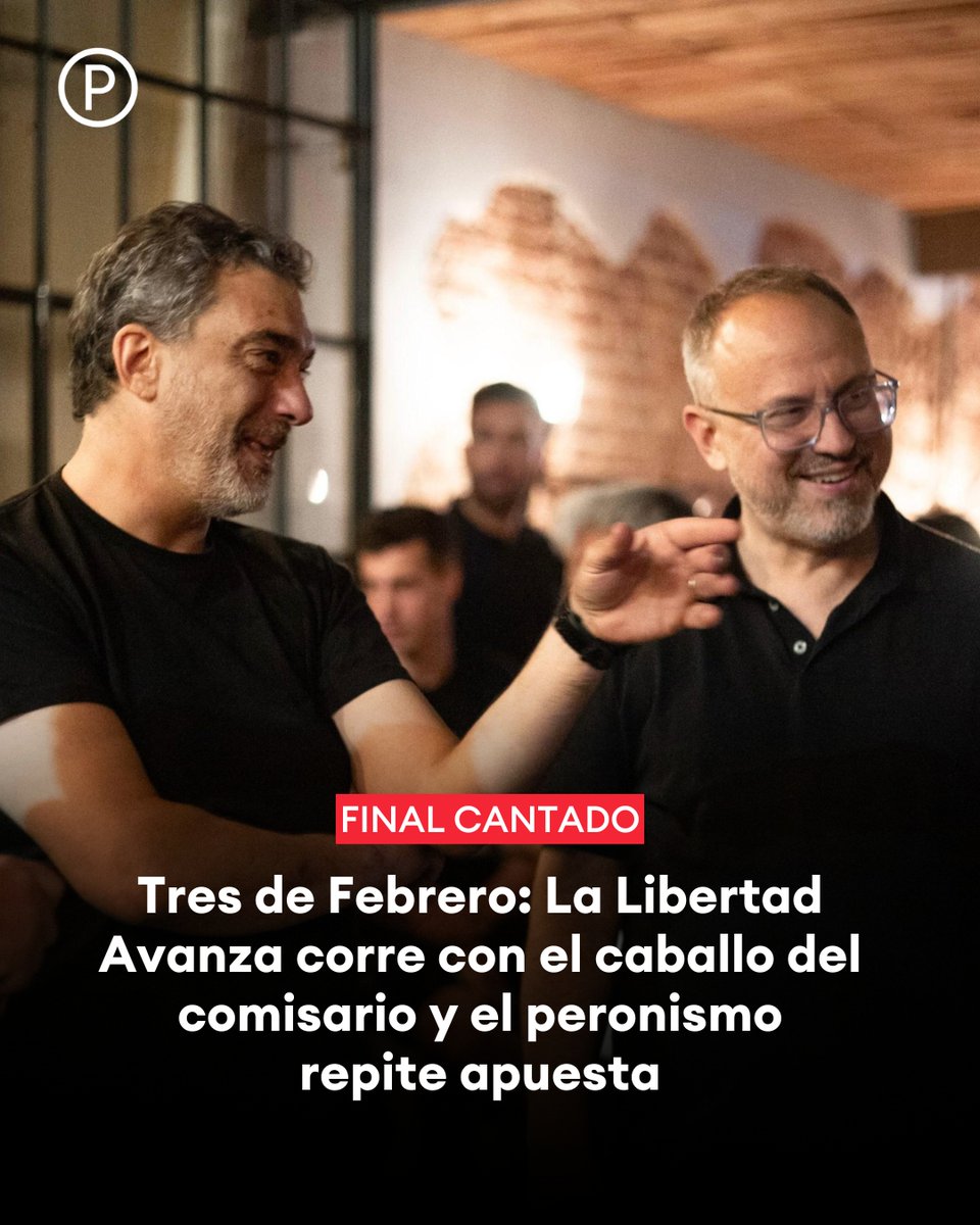 Letra_P's tweet image. FINAL CANTADO 📍 Tres de Febrero: el intendente Valenzuela encabeza en la Primera y empuja la tira local de LLA
➥ Debandi hará su cuarto intento
👀 Rosca para integrar al kicillofismo excluido
🔗 letrap.com.ar/c5417520
✍️ @Macarena_ram
