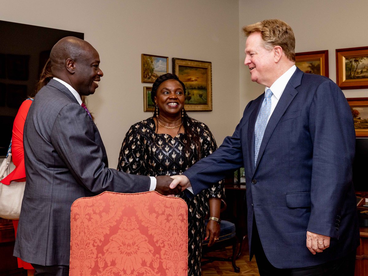 rigathi's tweet image. Ahead of my TV interview with @CBNNews 700 Club, at Virginia Beach, accompanied by my spouse Pastor Dorcas, we paid a courtesy call on Gordon Robertson (the son to Pat Robertson), the head  of CBN and Regent University in Virginia.