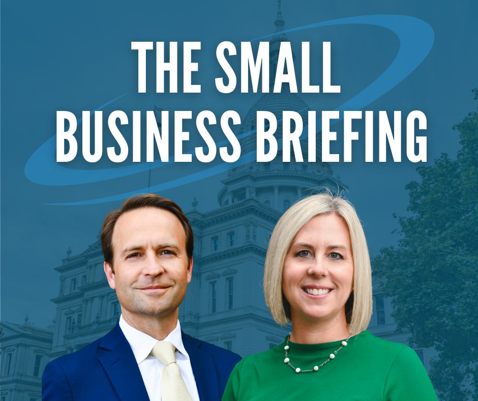 Miss today's Small Business Briefing? Watch the replay! We cover:
✅ Board of Canvassers update
✅ New HR Toolkit
✅ 2026 campaign finance insights
✅ MI House gridlock
✅ Federal disaster relief

🎧 Catch up here ➡️ bit.ly/3TZiEcX
#smallbusiness #SBAMbriefing